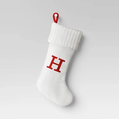 Knit Monogram Christmas Stocking White - Wondershop™ 10 Knit Monogram Christmas Stocking White - Wondershop™ - Image 10