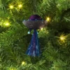 5.5" Christmas Fabric Metallic Space Ship Ornament - Wondershop™
