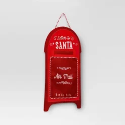 21" Christmas Santa's Mailbox Wall Hanging Decor - Wondershop™ -Wondershop GUEST 03aa62db 8415 48fd abbd 369ad33846e4