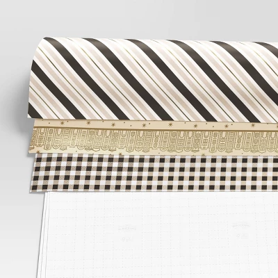 30" 3pk Christmas Premium Wrap Pack Neutral Metallics - Wondershop™ 2 30" 3pk Christmas Premium Wrap Pack Neutral Metallics - Wondershop™ - Image 2