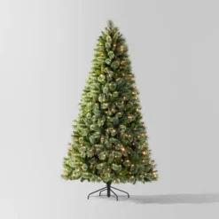 Pre-lit Slim Virginia Pine Artificial Christmas Tree Dual Color LED Lights - Wondershop™ -Wondershop GUEST 0fb29be5 9b52 44d3 9481 9e5154caf4e1