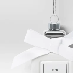 Christmas Glass White Perfume Ornament - Wondershop™ -Wondershop GUEST 121043fa 30b9 4c23 a711 2ca79115ae9a