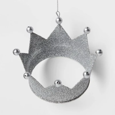 Metal Glitter Crown Christmas Tree Ornament - Wondershop™ 2 Metal Glitter Crown Christmas Tree Ornament - Wondershop™ - Image 2