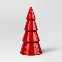 10" Ceramic Tree Shaped Christmas Decor - Wondershop™ -Wondershop GUEST 1545e160 b8f7 4029 8e8e 5d22f2afc04a