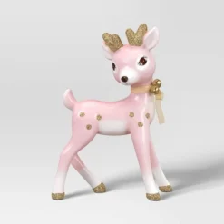 Christmas Ceramic Standing Pink Deer Decor - Wondershop™ -Wondershop GUEST 1595307f 4637 4fa2 9019 3b646e7f594f