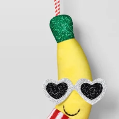 5" Christmas Fabric Fruit Banana Ornament - Wondershop™ 3 5" Christmas Fabric Fruit Banana Ornament - Wondershop™ -Wondershop GUEST 1906a7d7 883d 4175 8353 c399bf5d93b8