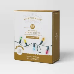 50ct LED Battery Operated Hybrid Miniature String Lights With Green Wire - Wondershop™ -Wondershop GUEST 1ba2160b f191 47a3 a1ba a2a2bb689299