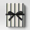 18' Christmas Fabric Ribbon Black Grosgrain - Wondershop™