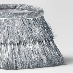 7" Christmas Roll Up Mini Tree Collar Silver - Wondershop™ -Wondershop GUEST 27ece649 12fd 489b 8619 aad75bb24e57