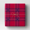 30” 25 Sq Ft Christmas Red And Blue Plaid - Wondershop™