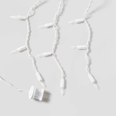 300ct High Density Christmas Icicle Lights Clear With White Wire - Wondershop™: Indoor/Outdoor, Incandescent 4 300ct High Density Christmas Icicle Lights Clear With White Wire - Wondershop™: Indoor/Outdoor, Incandescent - Image 4