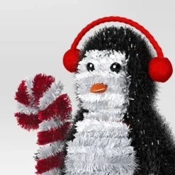 Christmas Tinsel Penguin With Headphones - Wondershop™ -Wondershop GUEST 359b9a79 f990 4e96 bb64 2770d00d2165