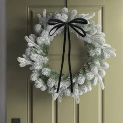 4ct Faux Velvet Fabric Christmas Decorative Bow - Wondershop™