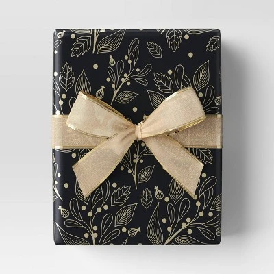 75' Christmas Fabric Ribbon Champagne Sheer - Wondershop™ 1 75' Christmas Fabric Ribbon Champagne Sheer - Wondershop™