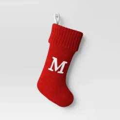 Knit Monogram Christmas Stocking Red - Wondershop™ -Wondershop GUEST 3efb02c7 a3b8 4fb8 87c5 8aec8338324e