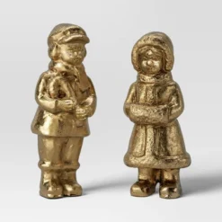 8pk Christmas Poly Animals/Trees/People Decor Set Gold - Wondershop™ -Wondershop GUEST 3fd6e91a 3a60 4bcd b477 74a1216a44af