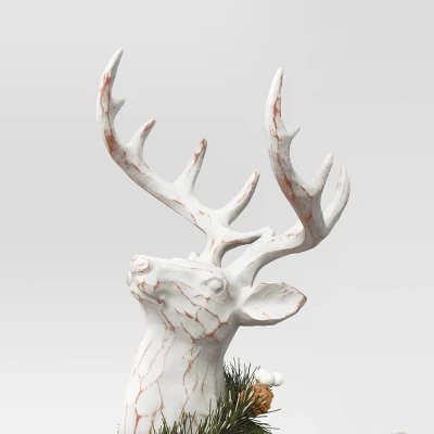 18" Standing Reindeer Animal Sculpture - Wondershop™ White 3 18" Standing Reindeer Animal Sculpture - Wondershop™ White - Image 3