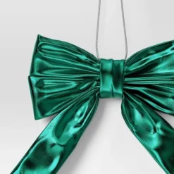 6.75" Christmas Metallic Bow Ornament Green - Wondershop™ 3 6.75" Christmas Metallic Bow Ornament Green - Wondershop™ -Wondershop GUEST 4a324a37 3afc 4ef0 b324 9b012c8e77ad