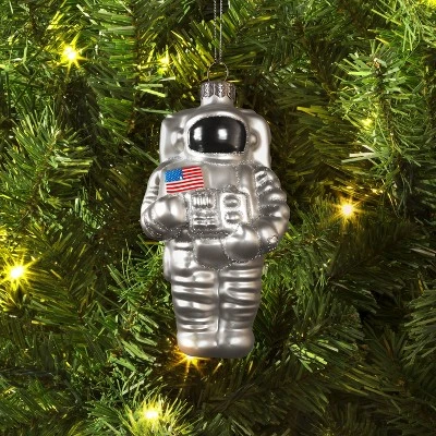Christmas Glass Astronaut Ornament - Wondershop™ 1 Christmas Glass Astronaut Ornament - Wondershop™
