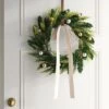 24" Christmas Unlit Champagne Ornament And Bow Wreath - Wondershop™