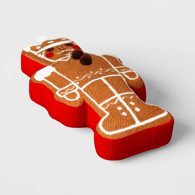 Christmas Gingerbread Nutcracker Pillow - Wondershop™ 2 Christmas Gingerbread Nutcracker Pillow - Wondershop™ - Image 2