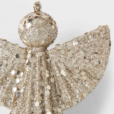 Glittered Angel Christmas Tree Ornament - Wondershop™ 2 Glittered Angel Christmas Tree Ornament - Wondershop™ - Image 2