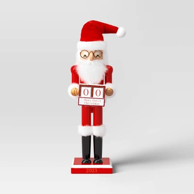 Santa Countdown Nutcracker Figure - Wondershop™ 3 Santa Countdown Nutcracker Figure - Wondershop™ - Image 3