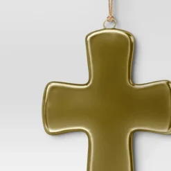 Christmas Ceramic Gold Cross Ornament - Wondershop™ 3 Christmas Ceramic Gold Cross Ornament - Wondershop™ -Wondershop GUEST 5b0beb98 1433 47c8 9357 7eab6e1471ce
