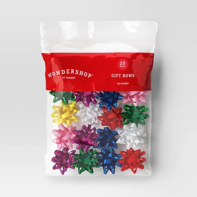 20ct Christmas Mini Bows Brights - Wondershop™ 2 20ct Christmas Mini Bows Brights - Wondershop™ - Image 2