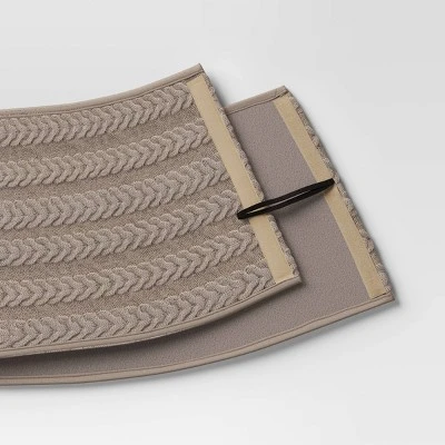 Christmas Roll Up Cable Knit Taupe - Wondershop™ 3 Christmas Roll Up Cable Knit Taupe - Wondershop™ - Image 3