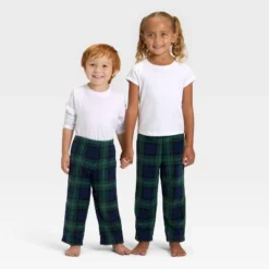 Toddler Plaid Microfleece Holiday Matching Family Pajama Pants - Wondershop™ Navy Blue -Wondershop GUEST 64fce5e7 e4c5 4f45 8611 d332d1dc0caa