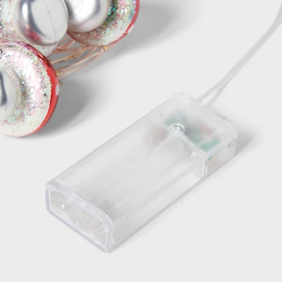 30ct LED Dewdrop With Red Mushrooms Christmas Indoor Novelty String Lights Warm White With Silver Wire - Wondershop™: Fairy Lights 2 30ct LED Dewdrop With Red Mushrooms Christmas Indoor Novelty String Lights Warm White With Silver Wire - Wondershop™: Fairy Lights - Image 2