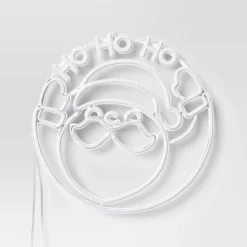 LED Animated Christmas Neon Santa Hangable Sign White/Red/Green - Wondershop™ -Wondershop GUEST 6afdc577 81ca 4a92 8715 8dfd0aa908de