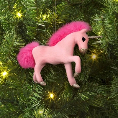 Christmas Pink Unicorn Ornament - Wondershop™ 1 Christmas Pink Unicorn Ornament - Wondershop™