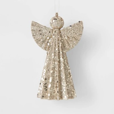 Glittered Angel Christmas Tree Ornament - Wondershop™ 3 Glittered Angel Christmas Tree Ornament - Wondershop™ - Image 3