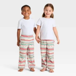 Toddler "Let It Snow" Fair Isle Microfleece Holiday Matching Family Pajama Pants - Wondershop™ Cream 7 Toddler "Let It Snow" Fair Isle Microfleece Holiday Matching Family Pajama Pants - Wondershop™ Cream -Wondershop GUEST 6f910ef2 d720 4e53 a8b9 47c906f75a15