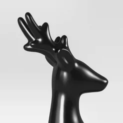 Ceramic Walking Deer Christmas Animal Figurine - Wondershop™ Black: Indoor Holiday Decor, 9.75" Tall -Wondershop GUEST 753e5bd7 7145 4140 a0bc 246d0d782ec0