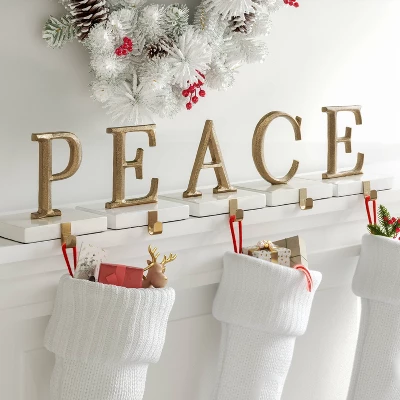 Christmas Stocking Holder Peace - Wondershop™ 1 Christmas Stocking Holder Peace - Wondershop™