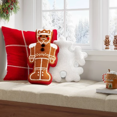 Christmas Gingerbread Nutcracker Pillow - Wondershop™ 1 Christmas Gingerbread Nutcracker Pillow - Wondershop™