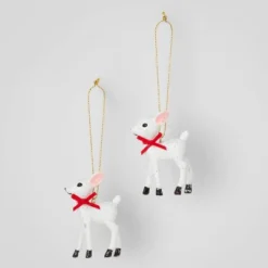 2ct Retro Small Deer Christmas Tree Ornament Set - Wondershop™ 7 2ct Retro Small Deer Christmas Tree Ornament Set - Wondershop™ -Wondershop GUEST 7c0f36db 45f8 4ef9 97b1 4b6255db4cfb
