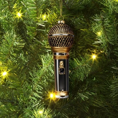 Christmas Glass Microphone Ornament - Wondershop™ 1 Christmas Glass Microphone Ornament - Wondershop™
