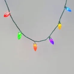 25ct LED C9 Classic Glow Indoor Outdoor Christmas String Lights With Green Wire - Wondershop™ -Wondershop GUEST 826a4aed 8916 4e3e 8cf8 3da765ea55ad