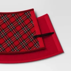 25'' Christmas Roll Up Plaid Tree Collar Red/Green - Wondershop™ 6 25'' Christmas Roll Up Plaid Tree Collar Red/Green - Wondershop™ -Wondershop GUEST 8319b39c 89c5 4886 9246 4656ad4a787a