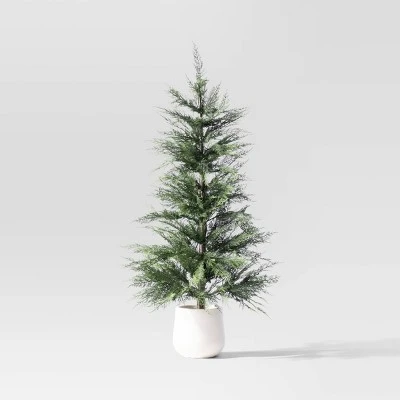 4.5' Pre-Lit Potted Balsam Artificial Christmas Tree - Wondershop™ 2 4.5' Pre-Lit Potted Balsam Artificial Christmas Tree - Wondershop™ - Image 2
