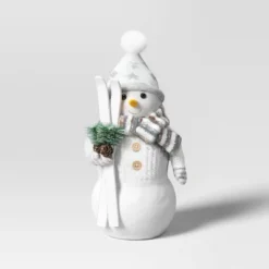19.25" Fabric Snowman Figurine With Skis - Wondershop™ White 5 19.25" Fabric Snowman Figurine With Skis - Wondershop™ White -Wondershop GUEST 8ac6c87b bc56 4c7f 8779 b663c4585a30