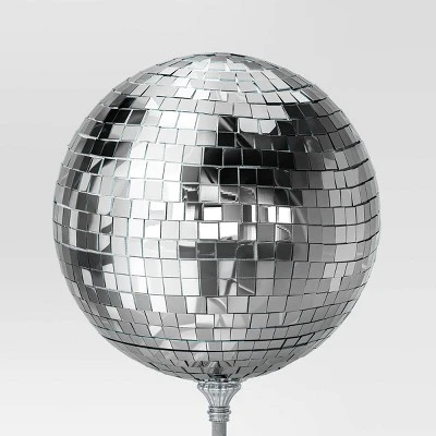 11.25" Mirrored Ball Christmas Tree Topper Silver - Wondershop™ 2 11.25" Mirrored Ball Christmas Tree Topper Silver - Wondershop™ - Image 2