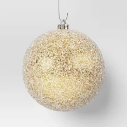 9ct 100mm Christmas Ornament Set Iced Green/Champagne/Red - Wondershop™ -Wondershop GUEST 90102ccc 42a5 454c 90fc 81e2e9c0f774