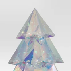 9.6" Christmas Lit Iridescent Tree Decor - Wondershop™ -Wondershop GUEST 945a9b85 4289 4d39 9b07 fbce33307243