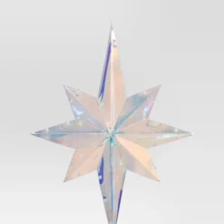 Christmas Lit Plastic Multicolor 8 Point Star Tree Topper - Wondershop™ -Wondershop GUEST 9473270e 561b 4fa7 ba2a de5afb243422