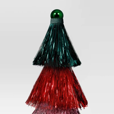 10.75" Christmas Tinsel Multicolor Tree Décor - Wondershop™ 2 10.75" Christmas Tinsel Multicolor Tree Décor - Wondershop™ - Image 2